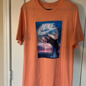 Peachy Orange Orca/Killer Whale Nike Shirt